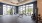 second floor gym with large windows